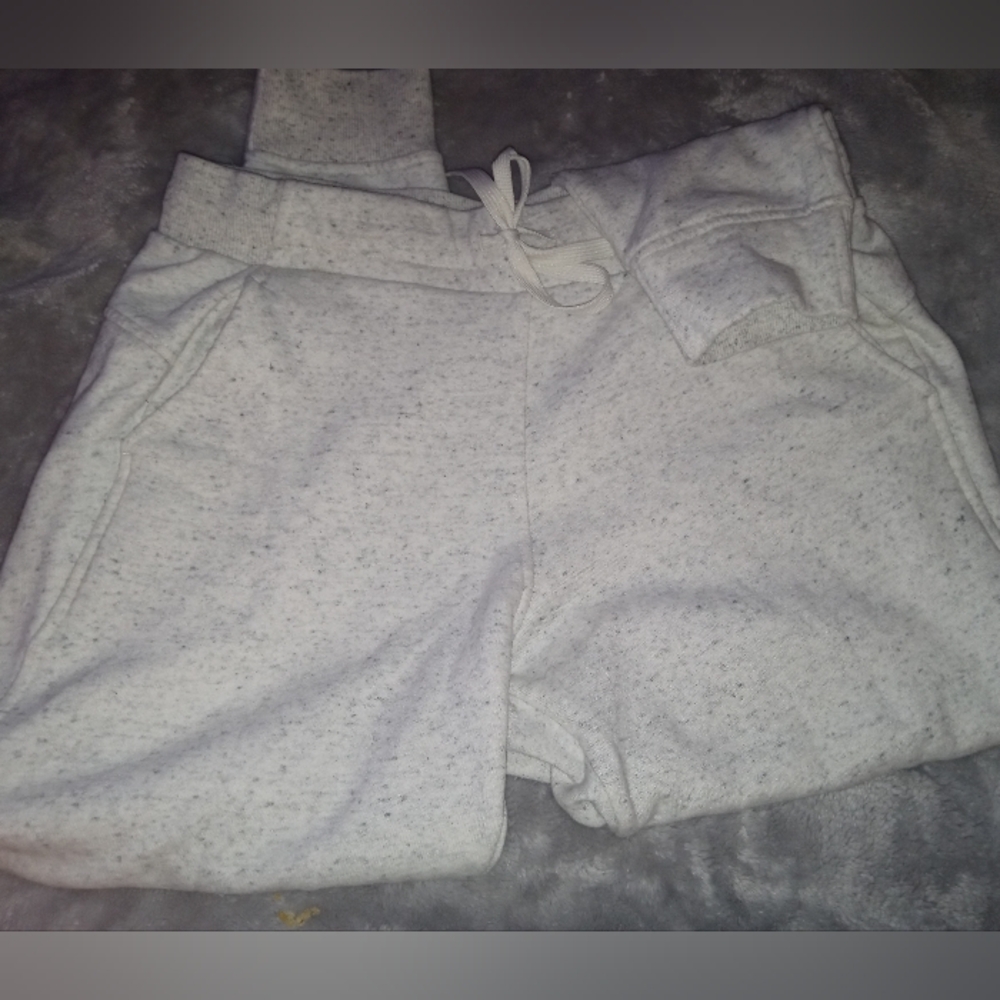 All in Motion Heather Gray Track Pants Relaxed Fit Joggers, Size Small - Picture 3 of 3